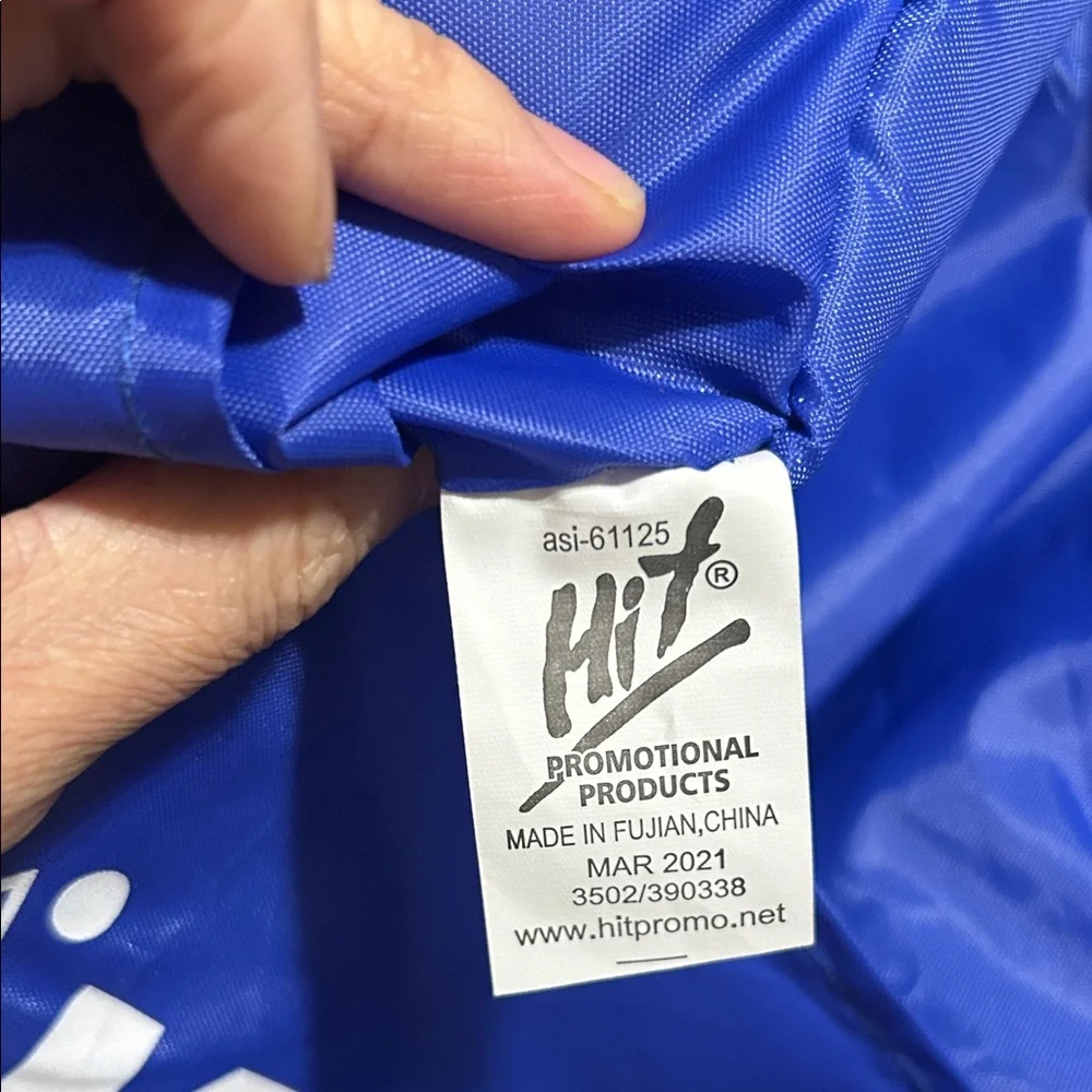 Insulation Blue lunch bag .